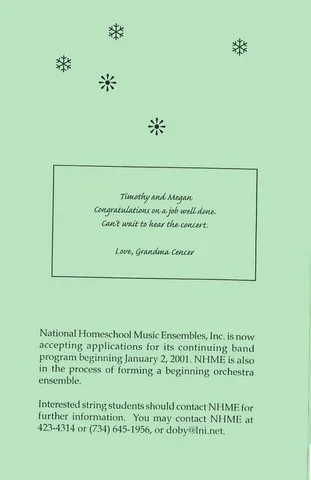 Handbill Comments